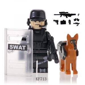 SWAT minifigures with equipment