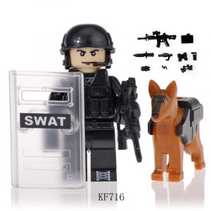 SWAT minifigures with equipment (Copy)